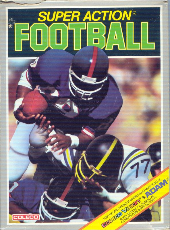 Super-Action Football box art for Colecovision